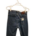 Ashley Mason  Blue Medium Wash Frayed Hem Stretch Casual Bootcut Jeans Size 7/28 Photo 2