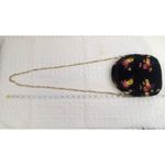 ZARA  Women's Black Floral Purse/Crossbody SKU 2978 Photo 5