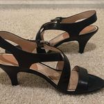 Nine West Black Strappy Sandals Photo 0