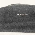 Montblanc  Parfums Wool Blend Toiletry Pouch Expandable Shave Travel Bag Grey Photo 1