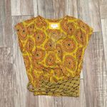 Anthropologie  Maeve Cap-Sleeved Blouse Photo 3