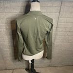 Old Navy  Seamless Olive Green Long Sleeve Athletic‎ Top Thumb Hole Mock Neck 2X Photo 3
