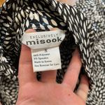 Misook ‎ Vintage Y2K Black White Spotted Shiny Zip Closure Jacket Size S Photo 1