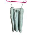 ZARA Blue Green Strappy Culotte Jumpsuit Women's Small Wide Leg Photo 3