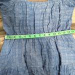 Boutique Day & Moon Puff Sleeve Dress Women's Short Sleeve Blue Size S Photo 7