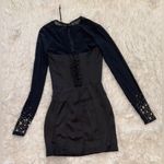 House Of CB NWOT  Anastasia Black Crystallised Corset mini Dress size XS Photo 4