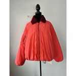 Free People Movement Outpost BomberJacket Size Small Cherry‎ Tomato Red Photo 2
