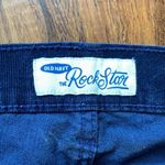 Old Navy blue corduroy rockstar pants size 6 Photo 5
