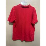Ralph Lauren Lauren  Red Polo Shirt Women's‎ Size L Classic Fit Short Sleeve Photo 2