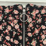 Forever 21 black floral denim skirt Photo 1