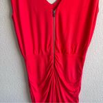 Alice + Olivia Alicia + Olivia Red Midi Dress Photo 8