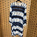 Siren Lily ‎ Blue And White Tie Dye Mesh Kimono Size 2X Photo 1