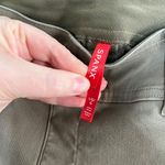 Spanx Womens Olive Green Stretch Twill Cropped Wide Leg Pants Size Large 20686q Photo 4