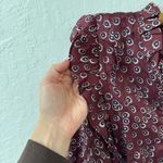 Outerknown  Stardust midi dress plum laurel Cotton Silk L Photo 6