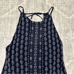 Roxy Half Drift Coverup Navy Summer Beachy Boho Vacation Mini Dress Size L Photo 1