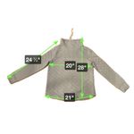 Vineyard Vines  Polyester/Cotton Cowl Neck Quilted Pullover (Women's Small) Gray Photo 3