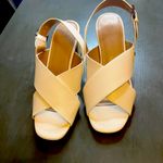 Aerosoles Cream Slingback Sandals with Block Heel Photo 1