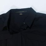 Cynthia Steffe NEW Maya Solid Black Collared Button Down Fit Flare Shirtdress 2 Photo 1