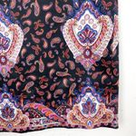 J.Crew  Womens Pencil Skirt Paisley Black Pink Back Zip Stretchy Cotton Size 6 Photo 7