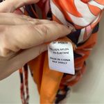 Princess Polly California Love Orange Blue White Swirl Mesh Ruched Mini Dress 2 Photo 8