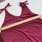 Poof! Poof Tank Top Women Medium Casual Soft Tie Shoulder Straps V-Neck Summer Resort Photo 6