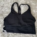 CRZ Yoga  Buttery Black Sports Bra Y Back Classic Sz Medium Photo 3