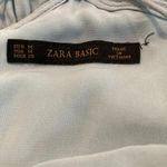 ZARA Light Blue Appliqué Neck Maxi Dress Photo 7