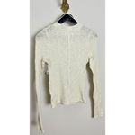 Free People  It's On Rib Cardigan in Ivory Size Medium Photo 6