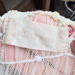 Altared State babydoll dress mesh embroidered Floral Embroidered tiered Medium Pink Size 2 Photo 3