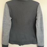 prAna Women’s‎  Gray Black Tobi Ribbed  Zip Front Knit Sweater Jacket Size Medium Photo 11