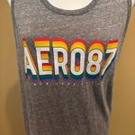 Aeropostale Retro Rainbow Aero Muscle Tank womens size medium Photo 3