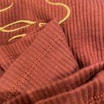 I am gia   ribbed knit vea crop cropped tank top xs in brown Photo 2