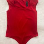 EXPRESS Red  Bodysuit Contour short sleeve L  Photo 0