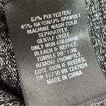 Mossimo Supply Co Mossimo Metallic Shimmer Asymmetrical Hem Dolman Sleeve Top Black Silver Small Photo 10