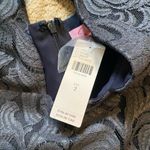 NWT Eva Franco Twofer halter dress lace vegan leather Blue Size 2 Photo 3