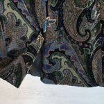 Dana Buchman  paisley velvet blazer womens size petite 4  (READ) Photo 3