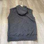 TNA Sleeveless Hoodie Jacket boyfriend full zip womens Gray (xxsmall) athleisure Size XXS Photo 3