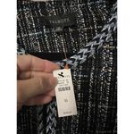 Talbots  Plus Size 16 Blue Houndstooth Blazer Coat Suit Business Casual Career Photo 3