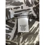 Apt. 9  Women's Dress M Brown Beige 3/4 Sleeve Checked Square Neckline Gathered Photo 8