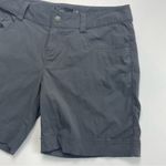 prAna  Shorts Gray Hiking Nylon Spandex Size 2 Zipper Fly Lightweight Photo 2