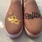 Sam Edelman sneakers Charlie-rose gold ( pizza party) glitter slip on shoes 10 Photo 4