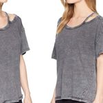 Free People We The Free  Oversized Slouchy Draped Sleeves One Shoulder Exposed Photo 1