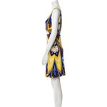 Tory Burch  Silk Ikat Print Plunge Mini Dress Women’s XS Photo 1