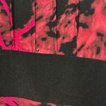 Bebe Black Pink Floral Print A Line Dress Women's Size Small Sleeveless Photo 6