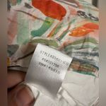 FORE Floral Ruffle White Orange Smocked Long Sleeve Dress Medium Photo 8