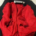 VINTAGE Boho Jacket Women’s Medium Front Zip Embroidered Sequin Floral Anage Black Photo 7