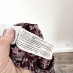 Abercrombie & Fitch [] Purple Floral Paisley Print Lace Trim Midi Skirt Sz Medium Photo 11