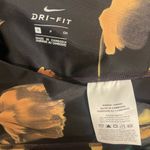 Nike  Black and Gold Floral Leggings Photo 3