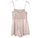 Urban Outfitters Pink Gingham Smocked Romper Photo 3