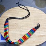 Pride Bracelet, LGBTQ+, Rainbow,‎ Unisex, Braided, Woven, Adjustable, New Red Photo 4